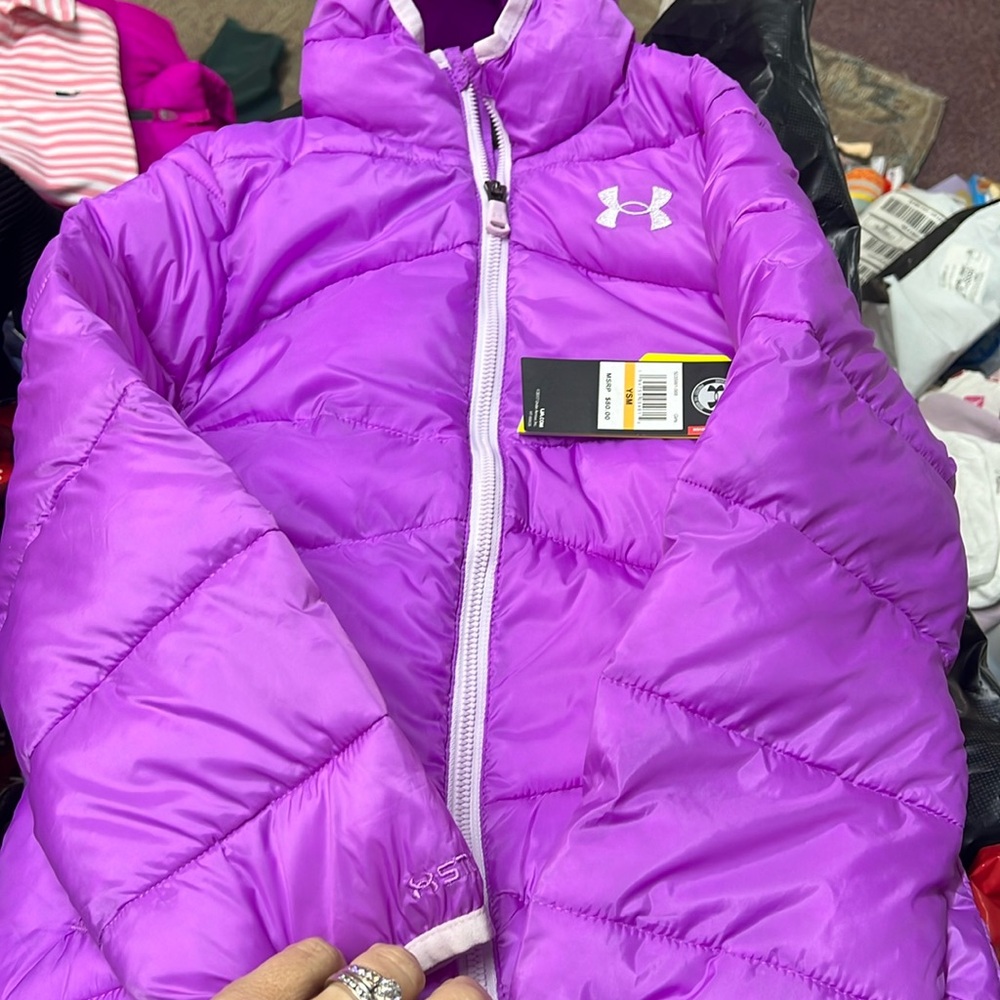 Under armour girls coat new